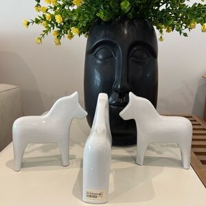 NWT set of three (3) 75 Anniversary Dalia Horse Accent Decor